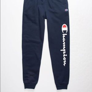 Lot of 3 boys size large champion joggers (12-14)